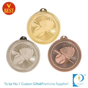 High Quality Customized Zinc Alloy Stamping Baseball Medal Series Product From China